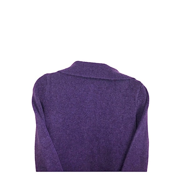 Zara purple knit fuzzy button down long cardigan jacket size medium brand new - Picture 7 of 16